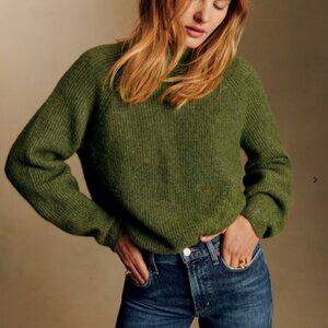 Sezane Otis Jumper Autumn Green - Size M